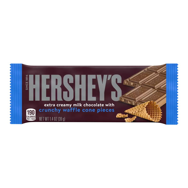 HERSHEYS Bar Milk Choc with Waffle Cone -  40g