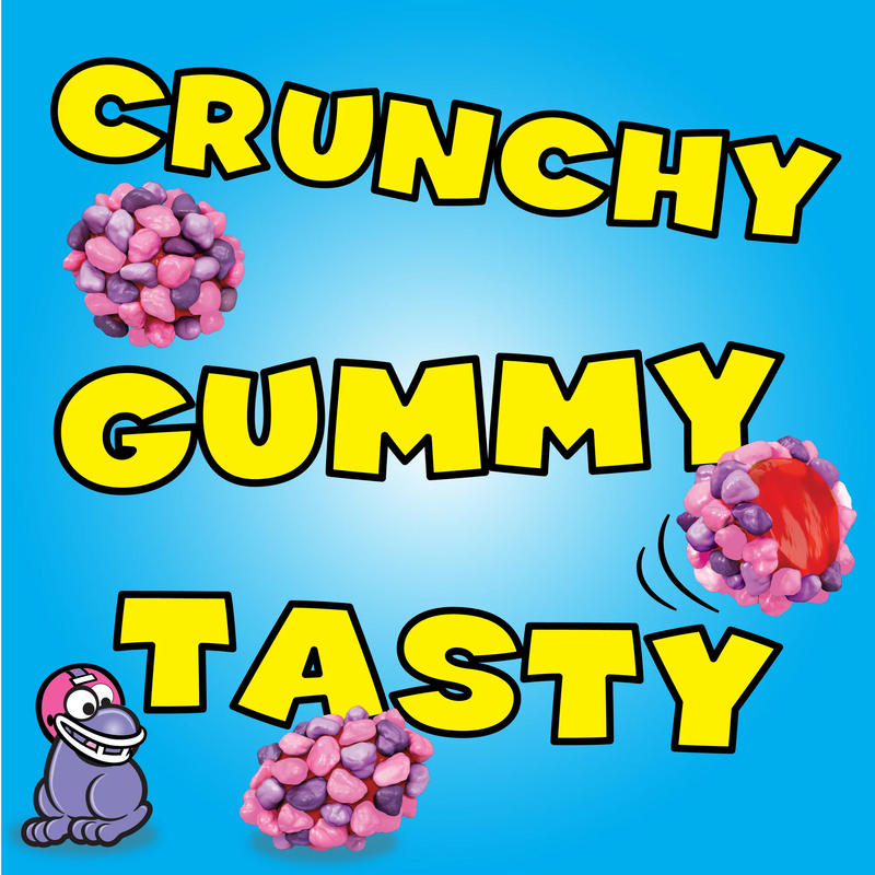 NERDS Gummy Clusters Grape & Strawberry Blitz 85g