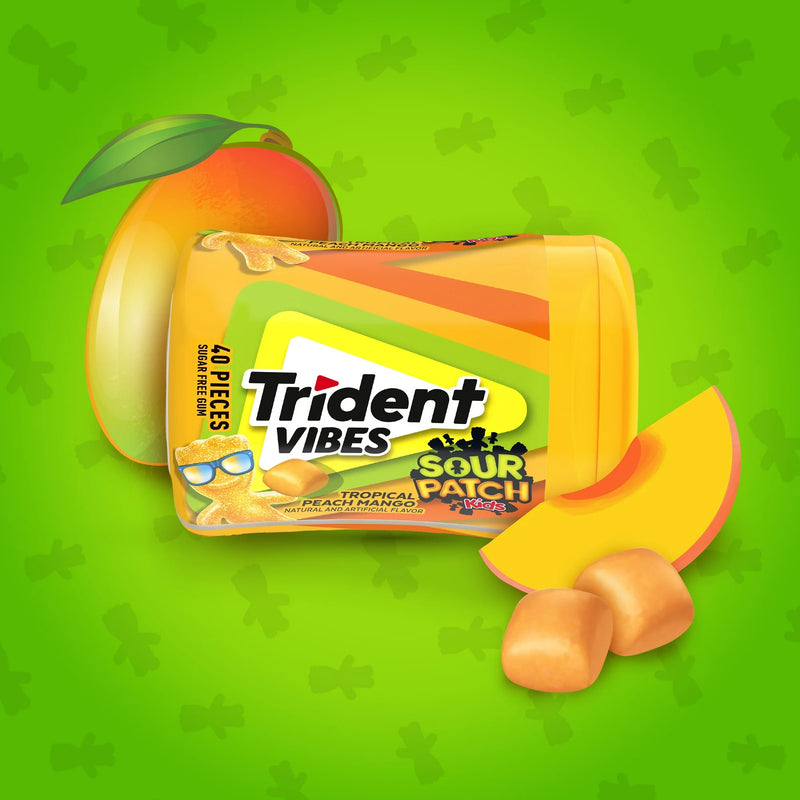 TRIDENT Vibes Sour Patch Kids Tropical