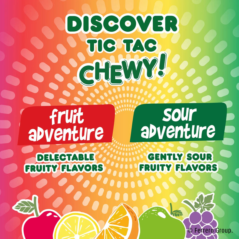 TIC TAC Chewy Sour Adventure Peg 80g