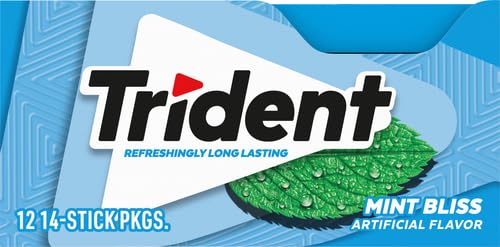 TRIDENT Gum Mint Bliss | 14 Pieces