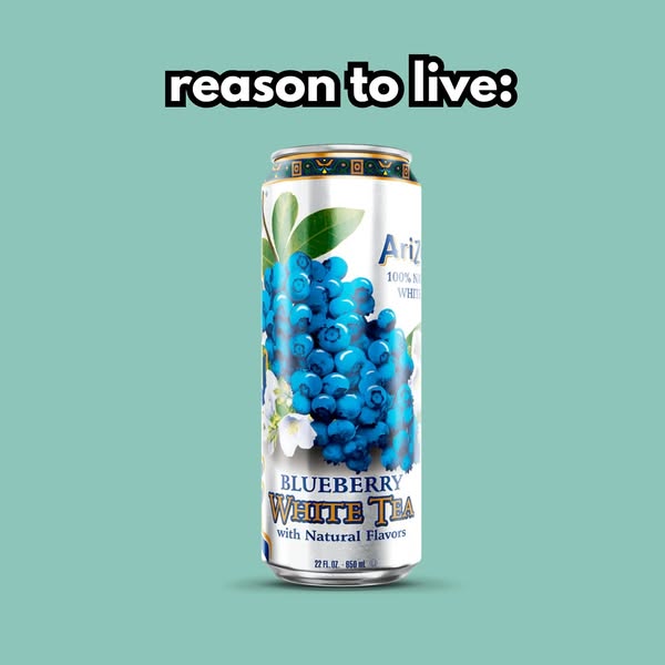 ARIZONA Blueberry White | 650ml