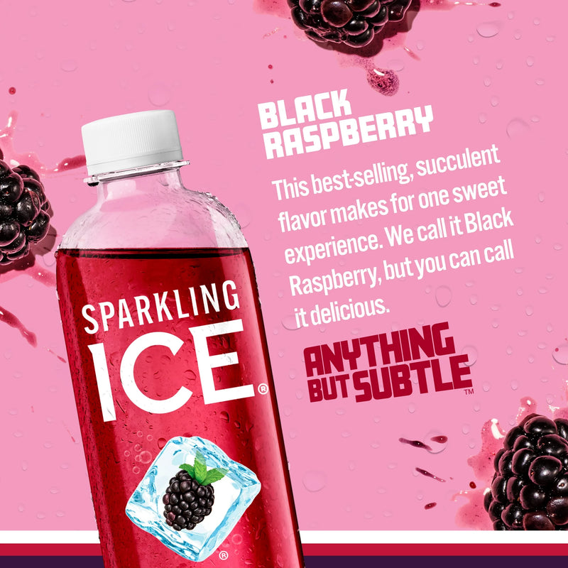 SPARKLING ICE Black Raspberry | Sugar Free | BUY 1 GET 1 FREE
