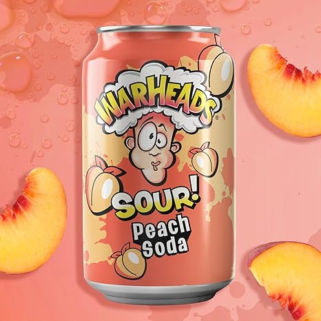 WARHEADS Peach Soda | 355ml