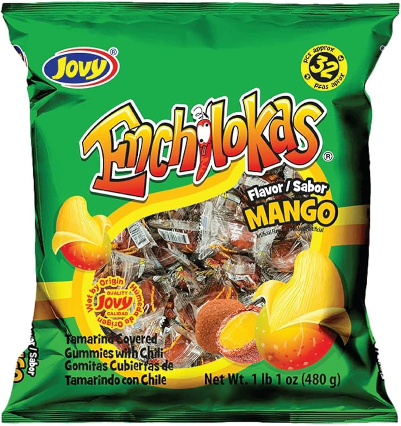 Enchilokas Mango TAMARIND COVERED GUMMIES WITH CHILLI