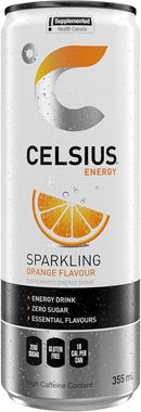 CELSIUS Sparkling Orange | Sugar Free Energy Drink 355ml