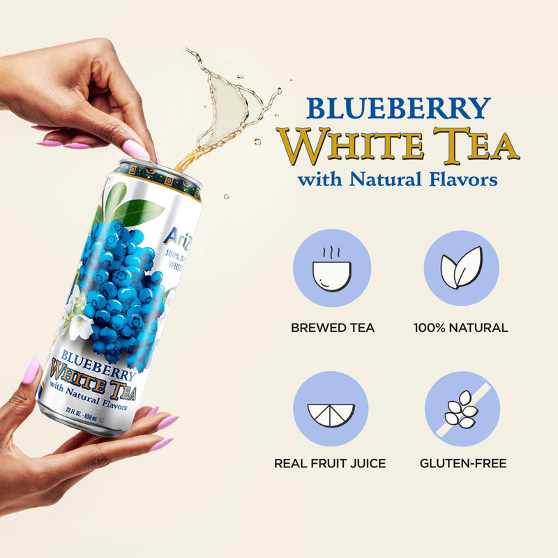 ARIZONA Blueberry White Tea - 650ml