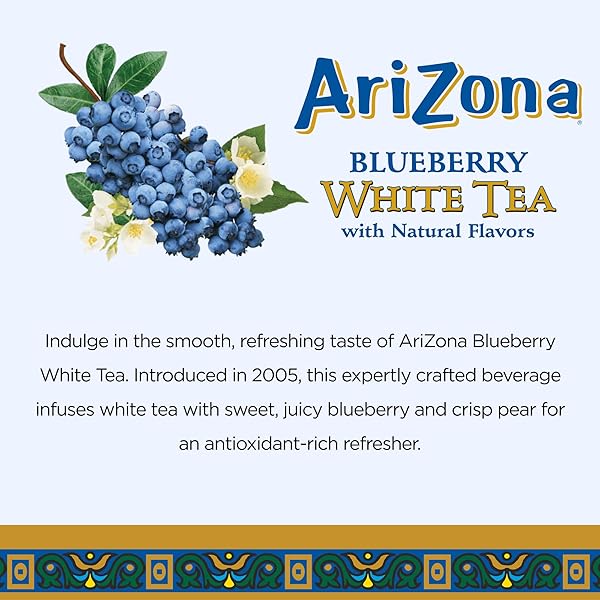 ARIZONA Blueberry White Tea - 650ml