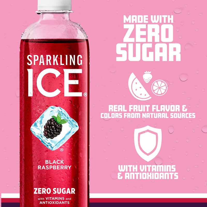 SPARKLING ICE Black Raspberry | Sugar Free | BUY 1 GET 1 FREE