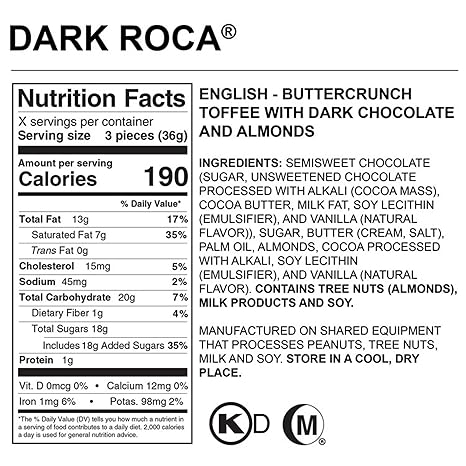 ROCA Box Dark Buttercrunch | 140g