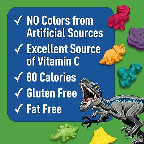 JURASSIC WORLD Fruit Snacks 226g - 10 Pack