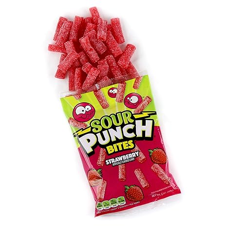 SOUR PUNCH Bites Strawberry 141g