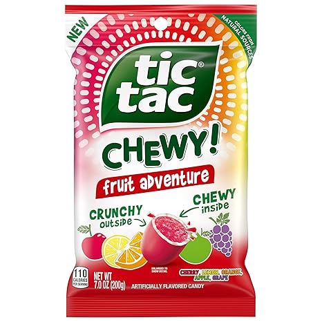 TIC TAC Chewy Fruit Adventure Peg 80g