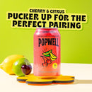 POPWELL Pre-biotic Cherry Citrus 355ml