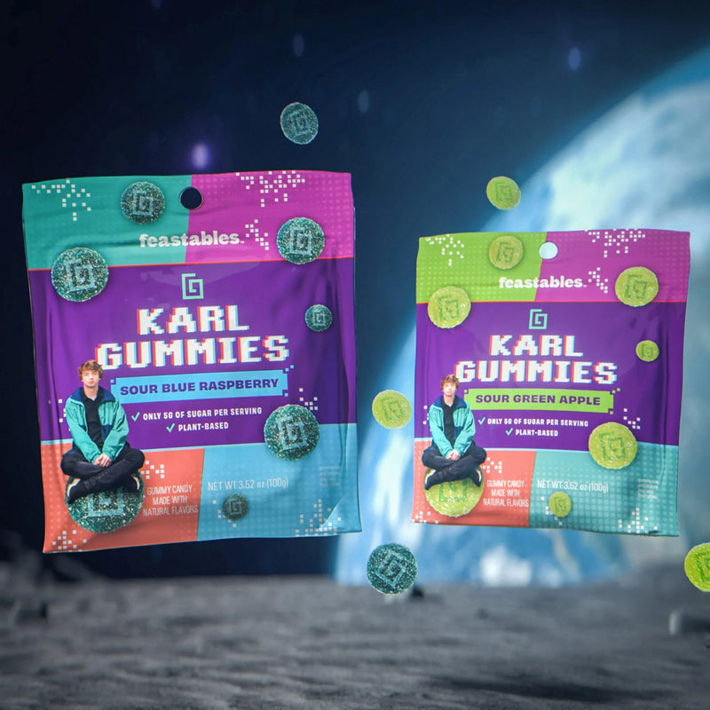 Feastables x KARL GUMMIES Sour Blue Raspberry