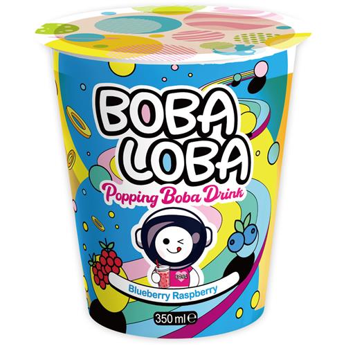 BOBA LOBA Popping Boba -  Blueberry Raspberry 350ml