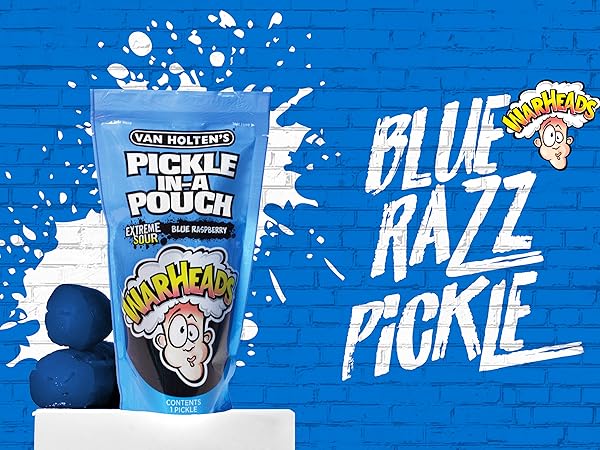 VAN HOLTENS Warheads Blue Raspberry Pickle