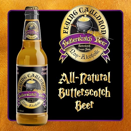 Flying Cauldron Soda Butterscotch Beer | 4 Pack