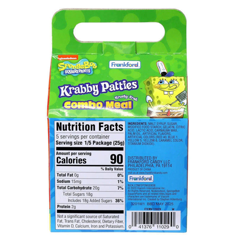 Krabby Patties Combo Meal 125g