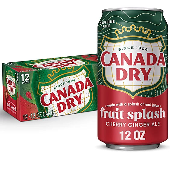 Canada Dry Fruit Splash | Per Case x12