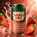 Canada Dry Strawberry Fruit Splash 355ml