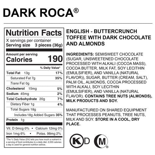 ROCA Pouch Dark Chocolate | 127g