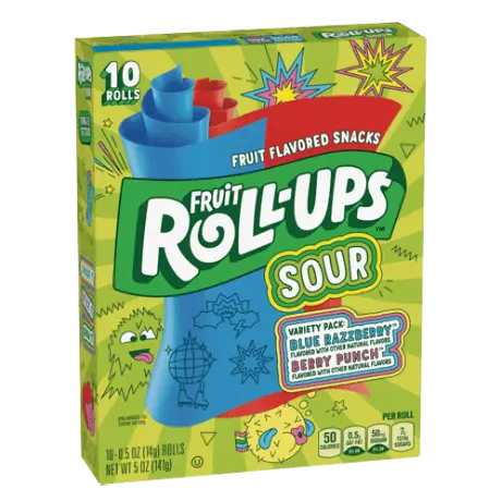 FRUIT ROLLUPS Sour | 141g