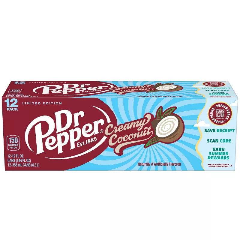 Dr Pepper Creamy Coconut | Per Case -  BUY 1 GET 1 FREE