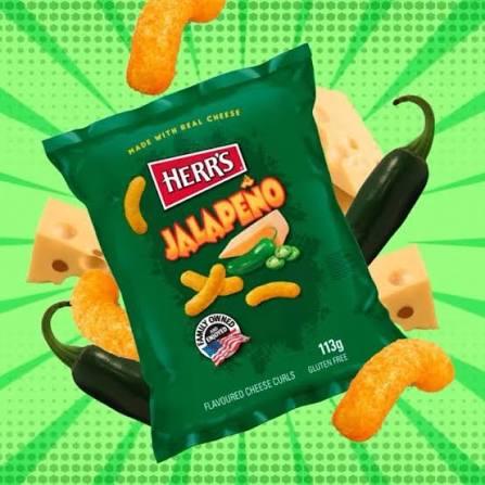 HERR'S Jalapeno Cheese Curls | 170g