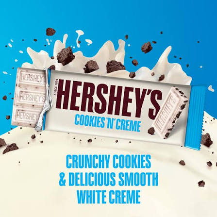 HERSHEYS Cookies & Creme Bar | 43g | BUY 1 GET 1 FREE