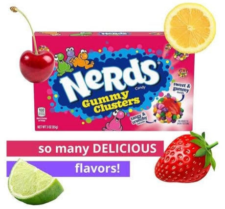 NERDS Gummy Clusters Video Box | 85g