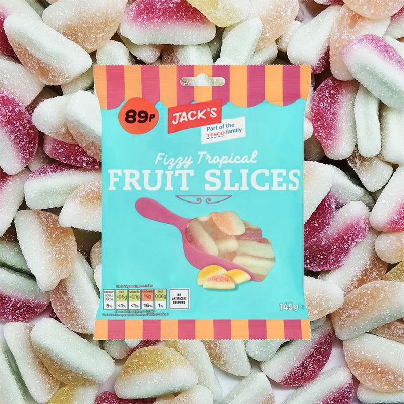 Jack's Fizzy Tropical Fruit Slices | 145g