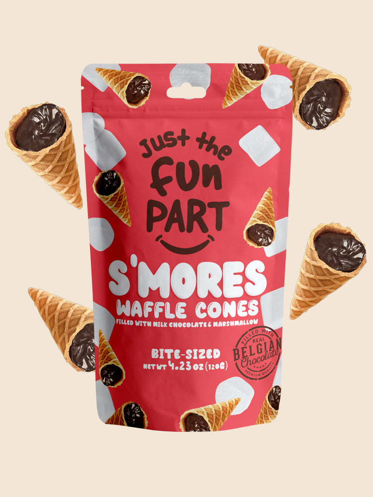 Just The Fun Part Waffle Cones - S'mores  120g