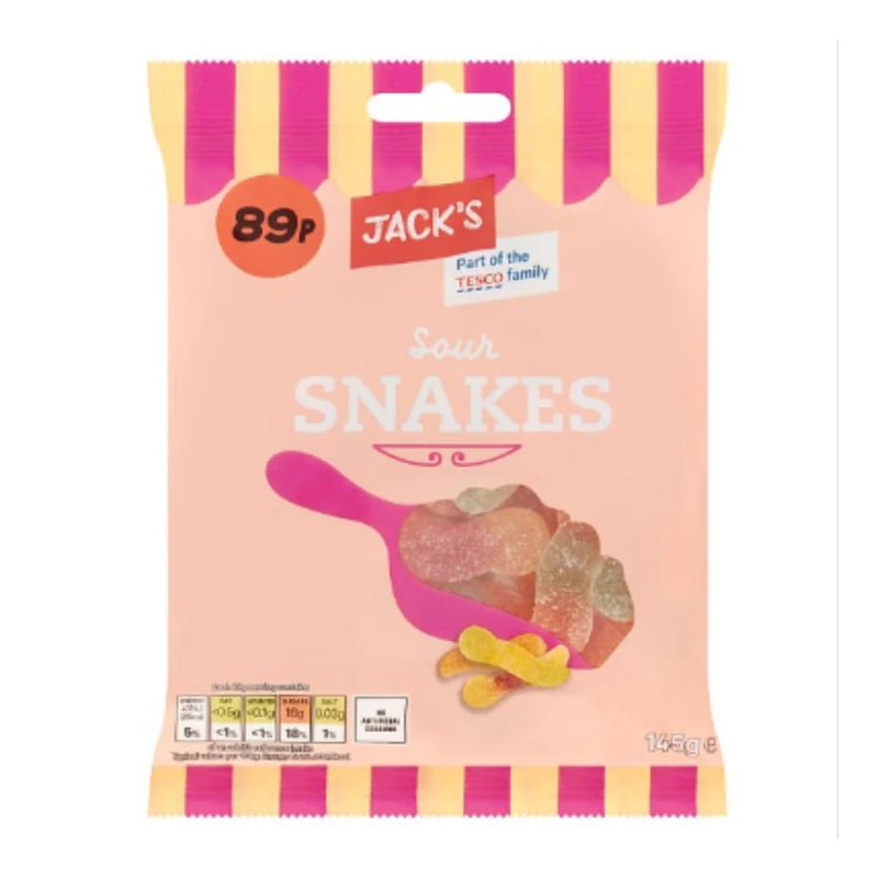 Jack's Sour Snakes | 145g