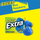EXTRA Gum Sour Blue Raspberry | 15 Sticks