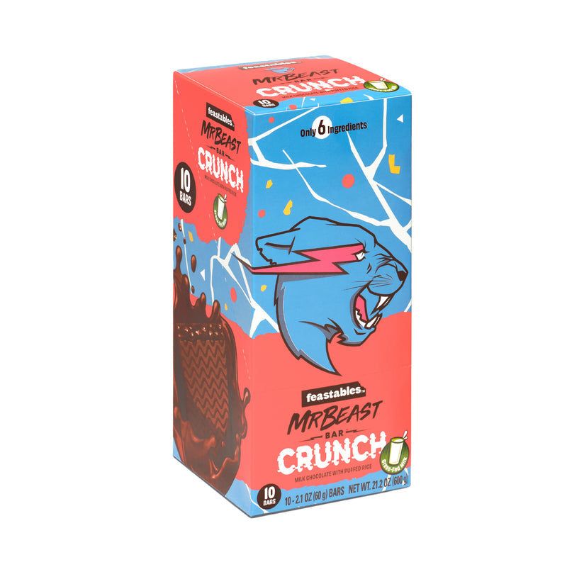 Mr Beast x Feastables Crunch - 10 Pack