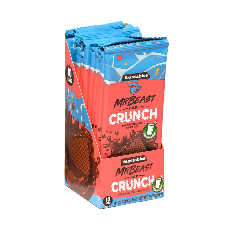 Mr Beast x Feastables Crunch - 10 Pack