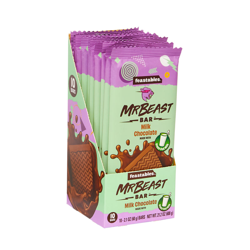 Mr Beast x Feastables Milk Chocolate - 10 Pack