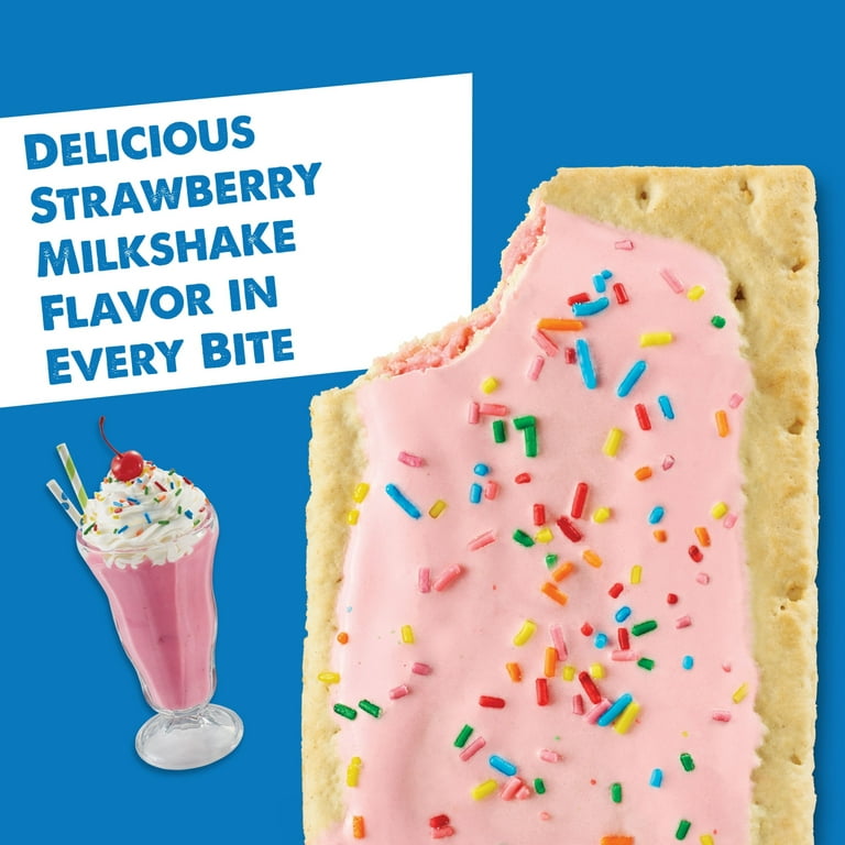 Pop Tarts 2pc | Strawberry Milkshake