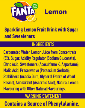 Fanta Lemon 330ml - UK