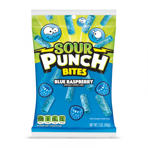 SOUR PUNCH Bites Blue Raspberry 141g