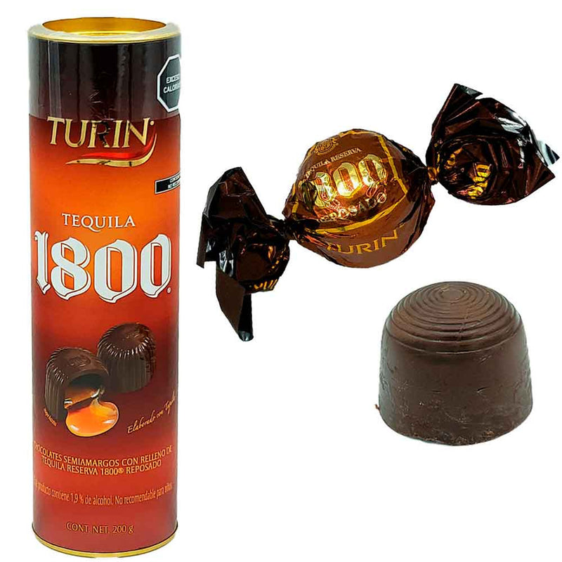 TURIN Tequila 1800 Chocolate Tube | 200g