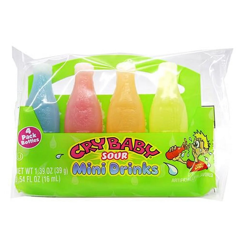CRYBABY Sour Wax Bottles 4pk