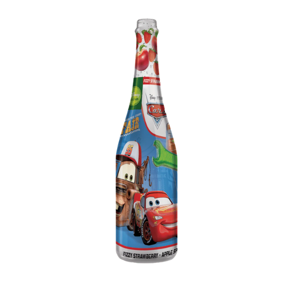 Disney Kitchen Cars themed Fizzy Strawberry-Apple 750ml