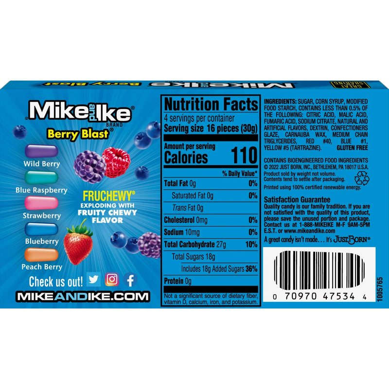 Mike and Ike Video Box Berry Blast | 120g