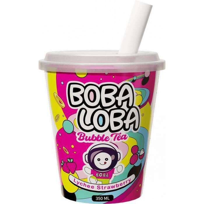 BOBA LOBA Popping Boba - Strawberry Lychee 350ml