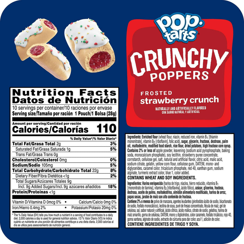 POP TART Crunch Poppers Strawberry 60g