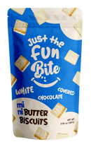 JFP - Mini Biscuits Covered in White Choc 100g