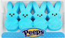PEEPS Marshmallow Bunnies Blue