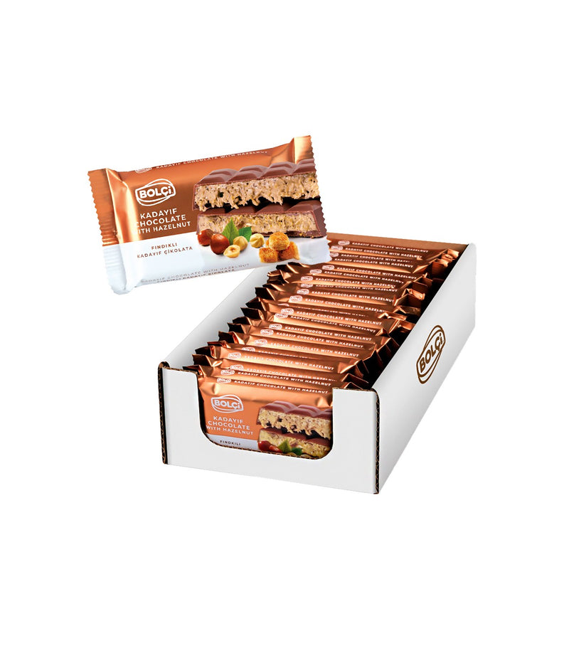 BOLCI Dubai Kadayif Bar with Hazelnut 65g